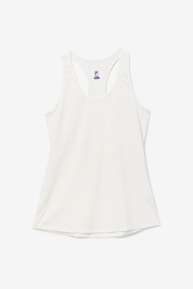 Fila Tank Top Essentials Racerback Womens White - India QKI-562987